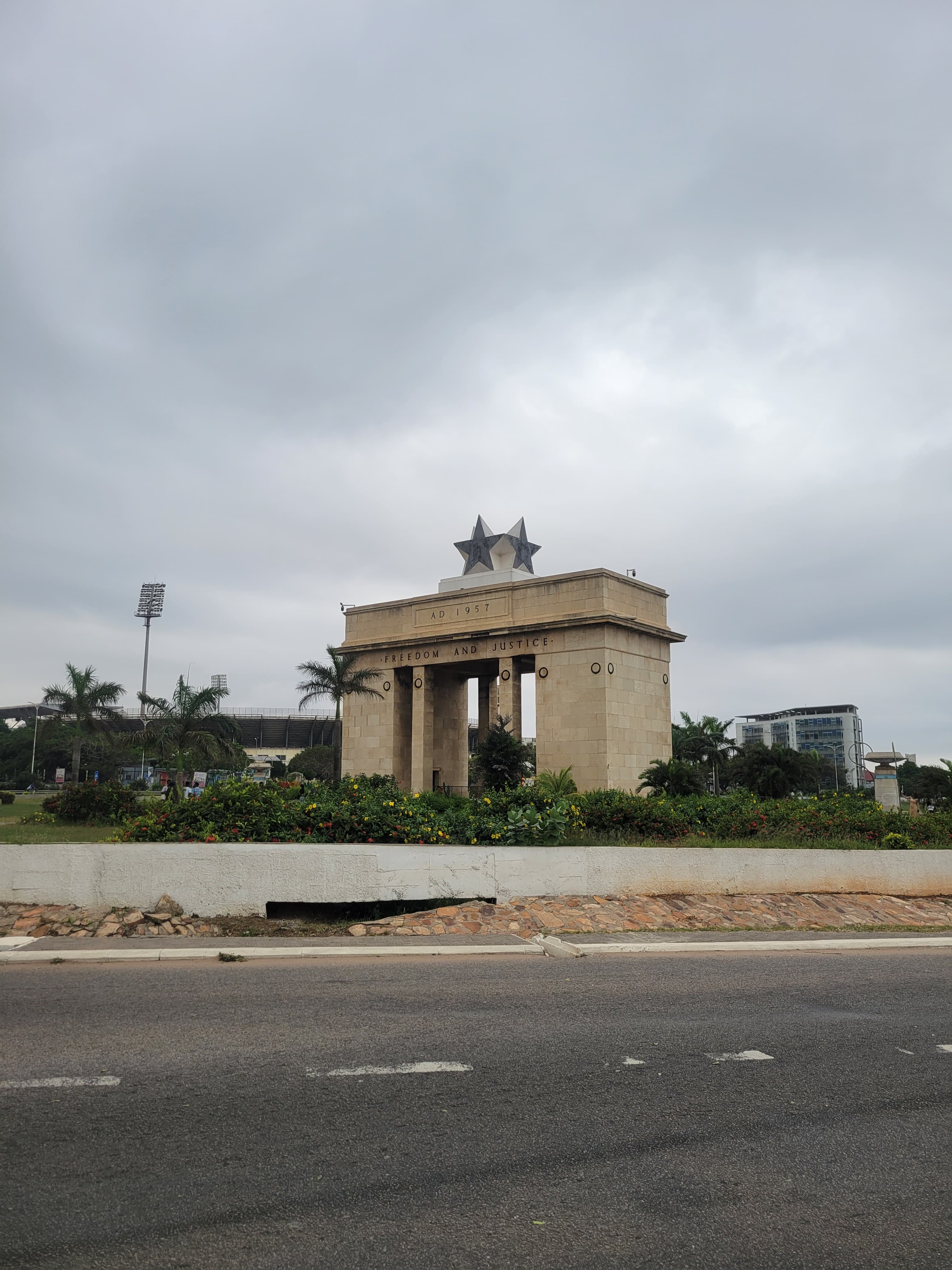 Black Star Gate monument in Accra, Ghana