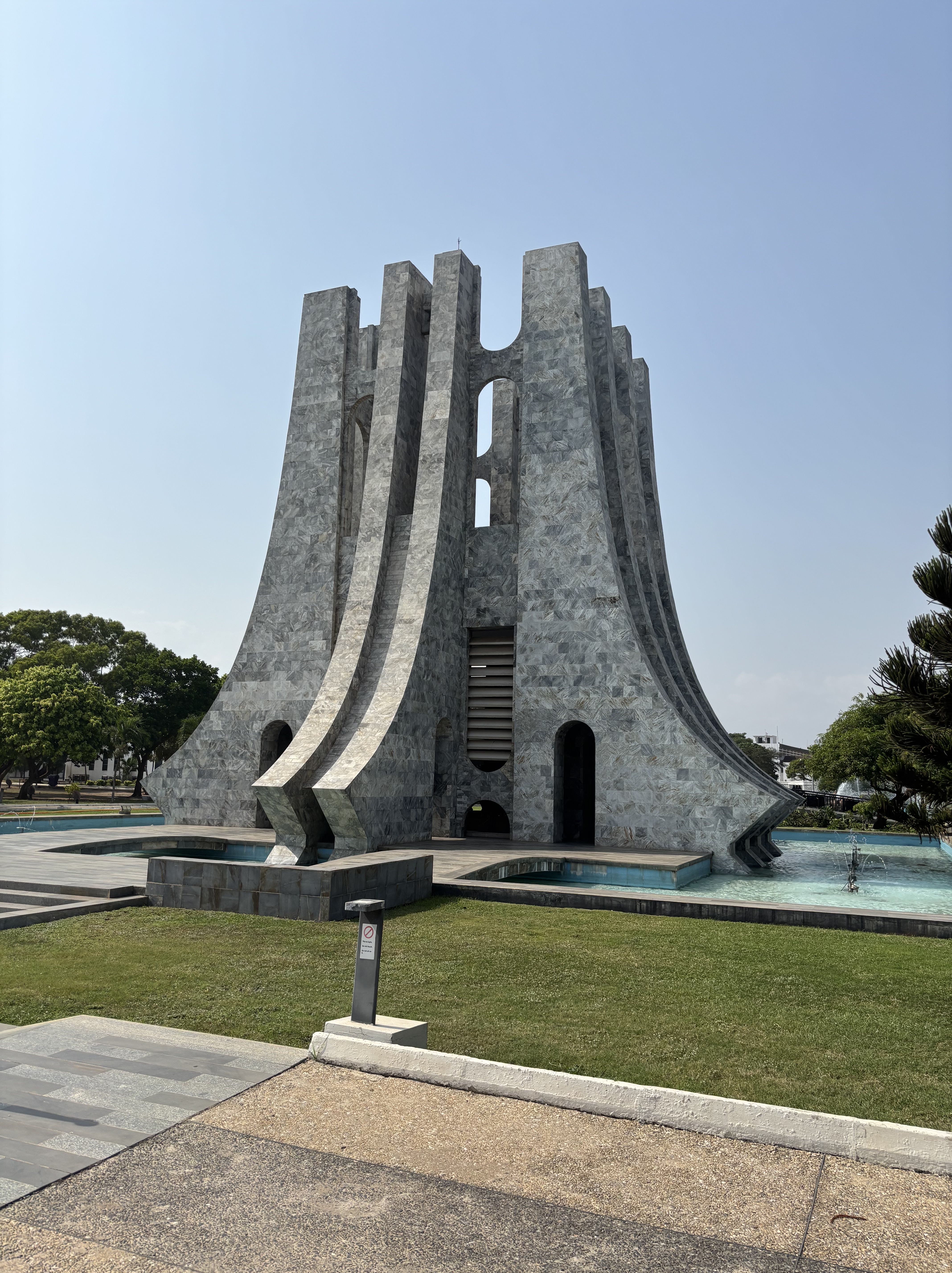 The Kwame Nkrumah Mausoleum in Accra, Ghana